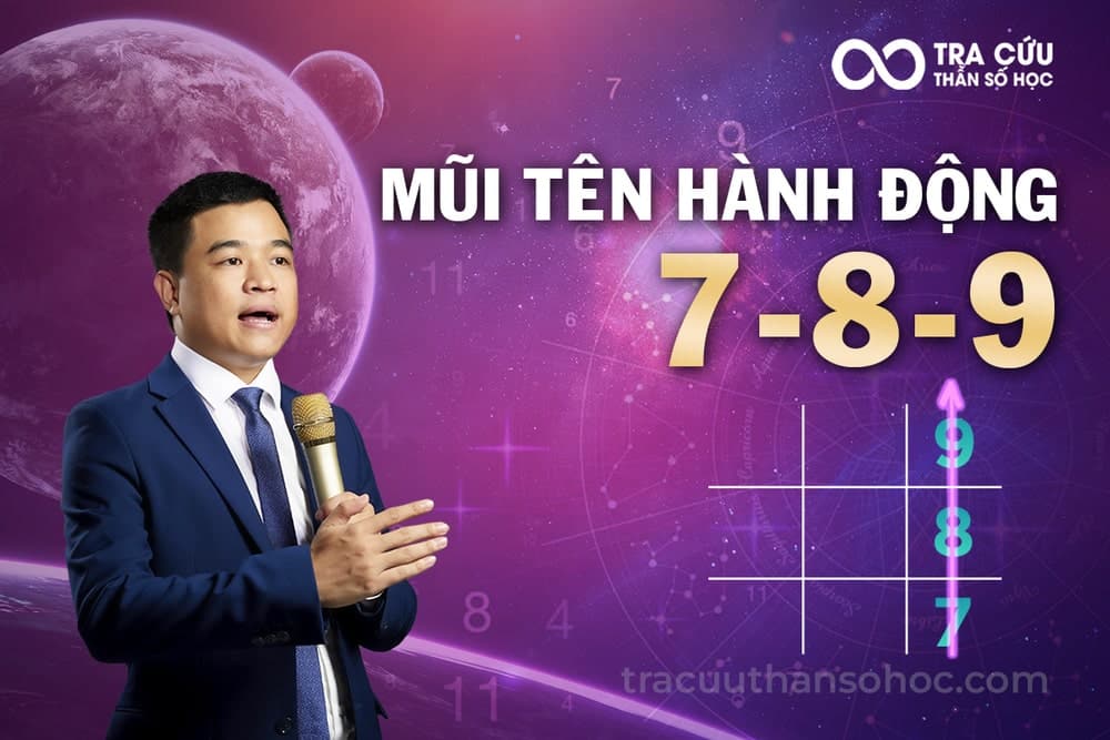 Giải Mã Ý Nghĩa Mũi Tên 7-8-9 Trong Thần Số Học